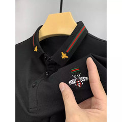 Beetle Logo Printed Men's Polo T-Shirt – Classic Fit, Breathable Cotton, Everyday Comfort