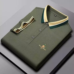 Golf Men's Polo T-Shirt – Classic Fit, Breathable Cotton, Everyday Comfort