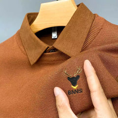 Sweater Men's Polo T-Shirt – Classic Fit, Breathable Cotton, Everyday Comfort