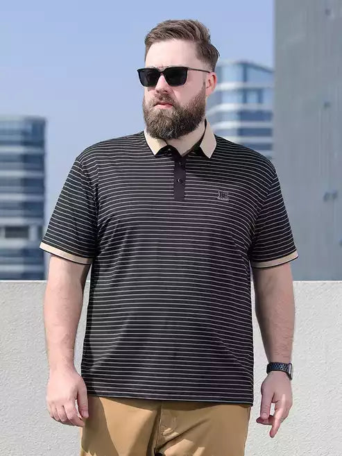Lining Men's Polo T-Shirt – Classic Fit, Breathable Cotton, Everyday Comfort