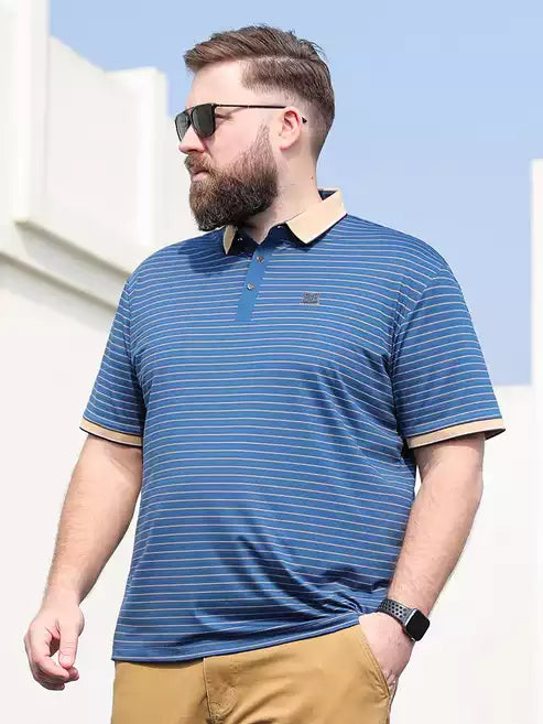 Lining Men's Polo T-Shirt – Classic Fit, Breathable Cotton, Everyday Comfort