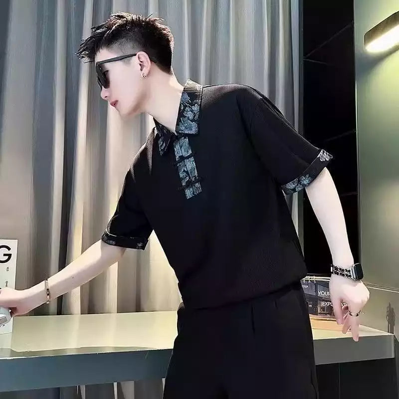 Dual Color Men's Polo T-Shirt – Classic Fit, Breathable Cotton, Everyday Comfort