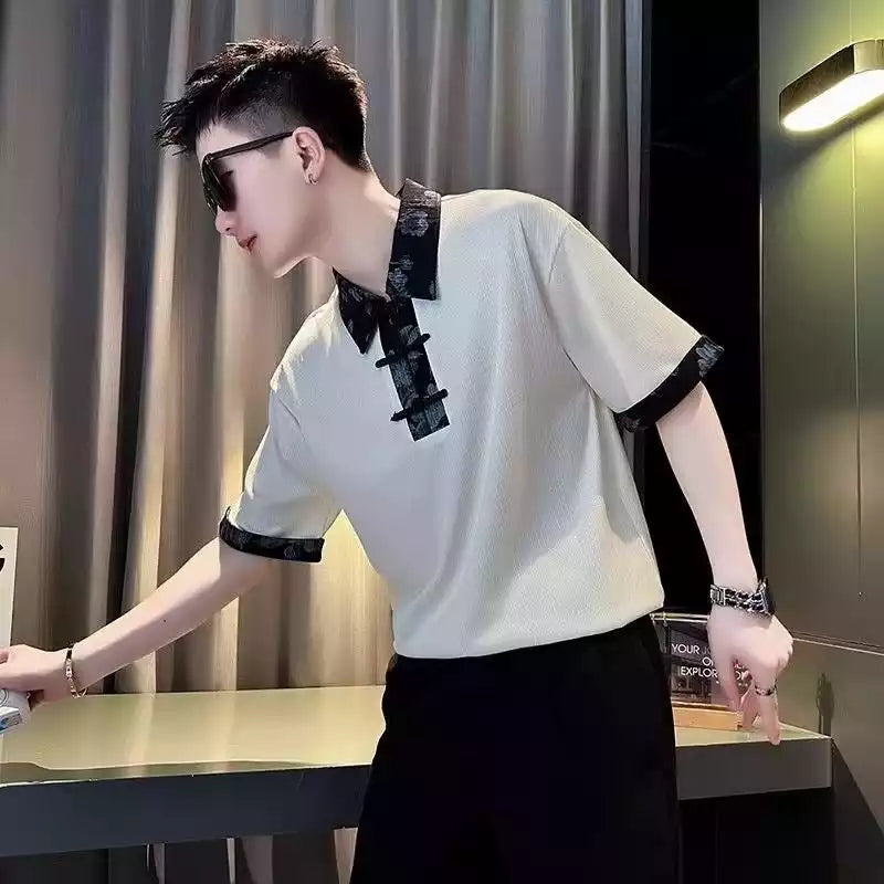 Dual Color Men's Polo T-Shirt – Classic Fit, Breathable Cotton, Everyday Comfort