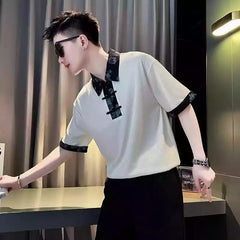 Dual Color Men's Polo T-Shirt – Classic Fit, Breathable Cotton, Everyday Comfort