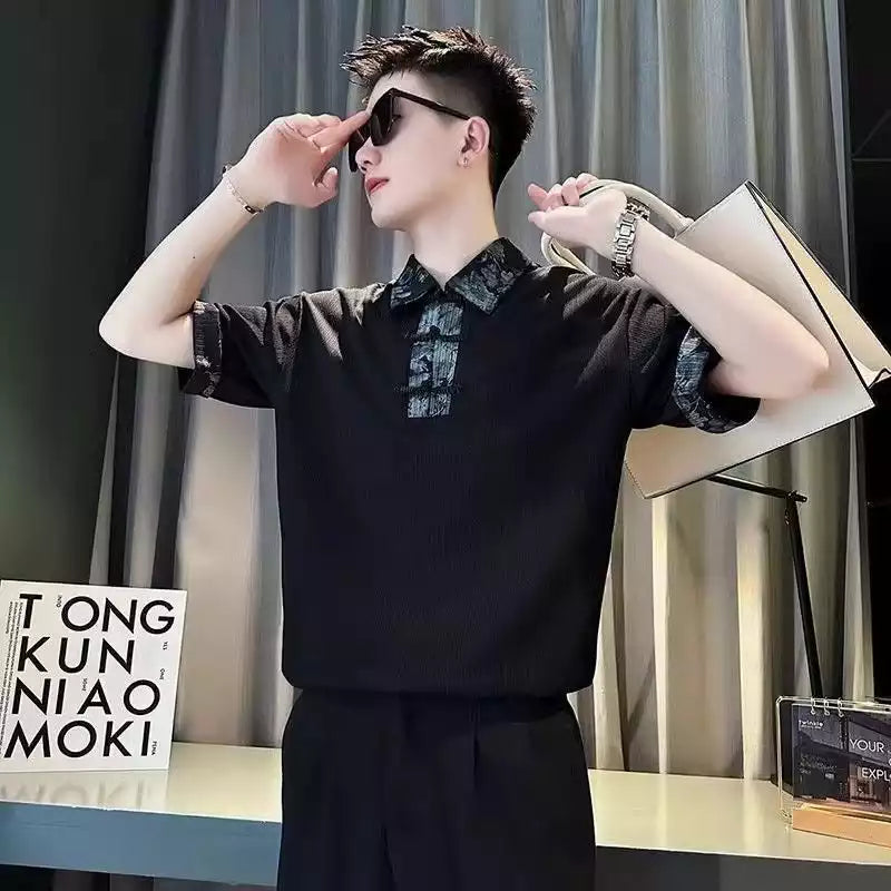 Dual Color Men's Polo T-Shirt – Classic Fit, Breathable Cotton, Everyday Comfort