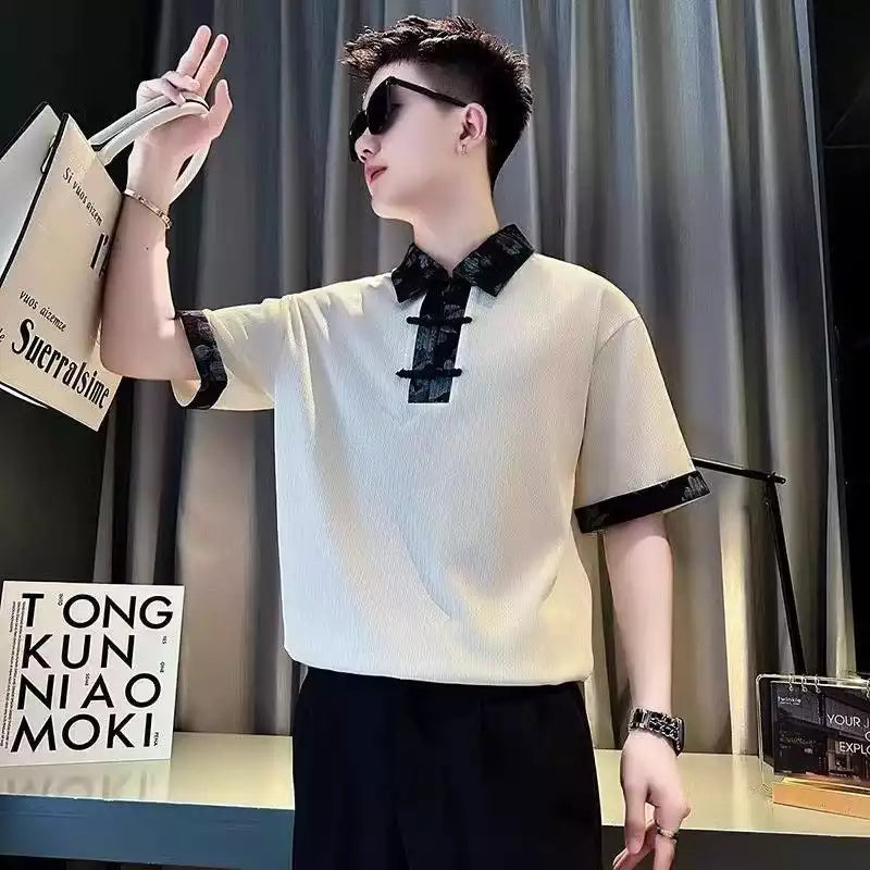 Dual Color Men's Polo T-Shirt – Classic Fit, Breathable Cotton, Everyday Comfort