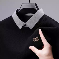 Ribbed Men's Polo T-Shirt – Classic Fit, Breathable Cotton, Everyday Comfort
